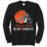 I Woke Up Feeling Dangerous Distressed Sweatshirt
