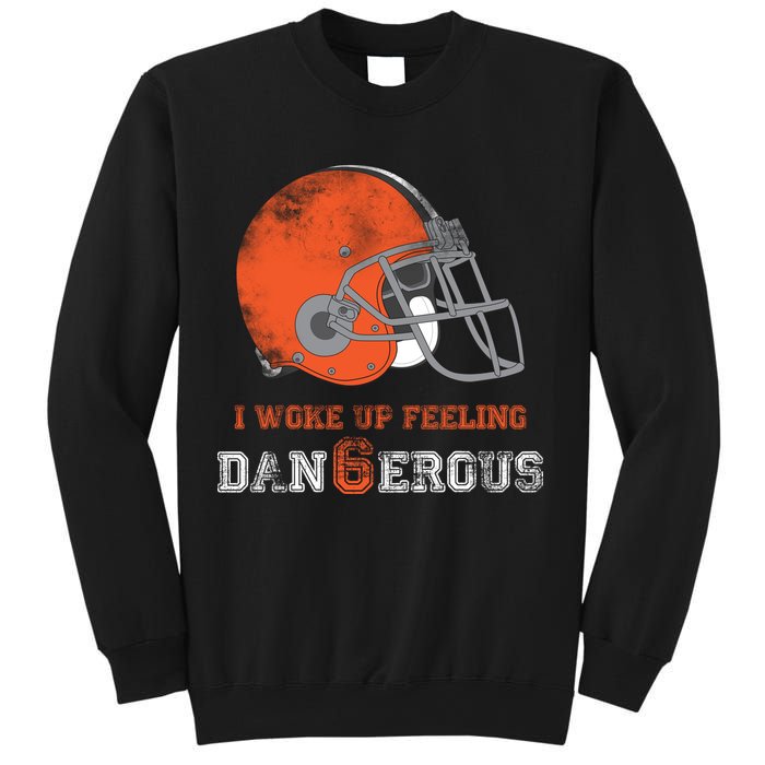 I Woke Up Feeling Dangerous Distressed Sweatshirt