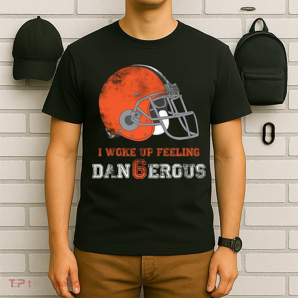 I Woke Up Feeling Dangerous Distressed T-Shirt