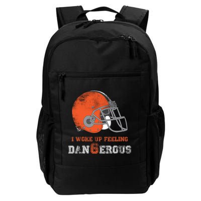 I Woke Up Feeling Dangerous Distressed Backpack