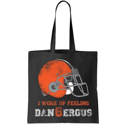 I Woke Up Feeling Dangerous Distressed Bag