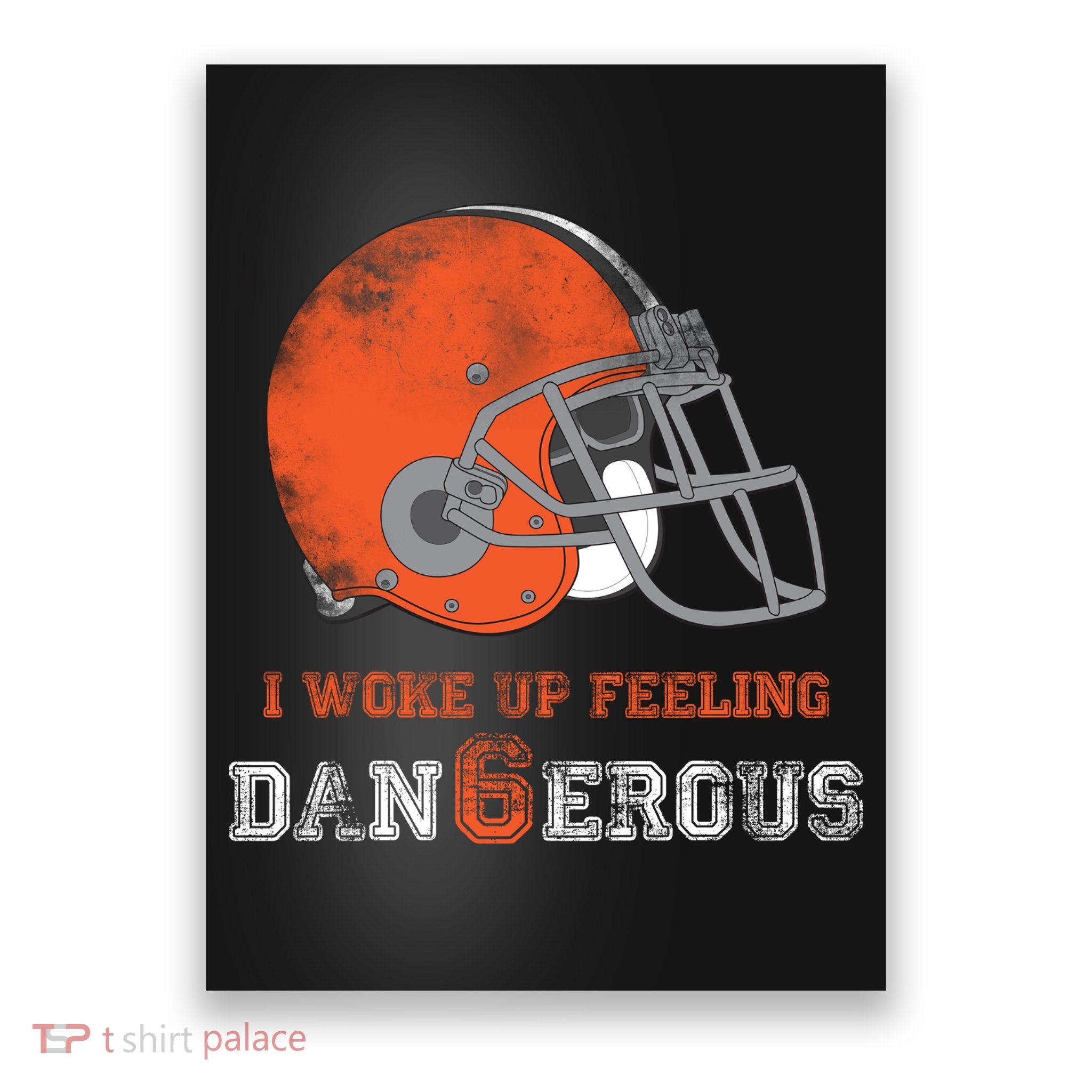 I Woke Up Feeling Dangerous Distressed Poster