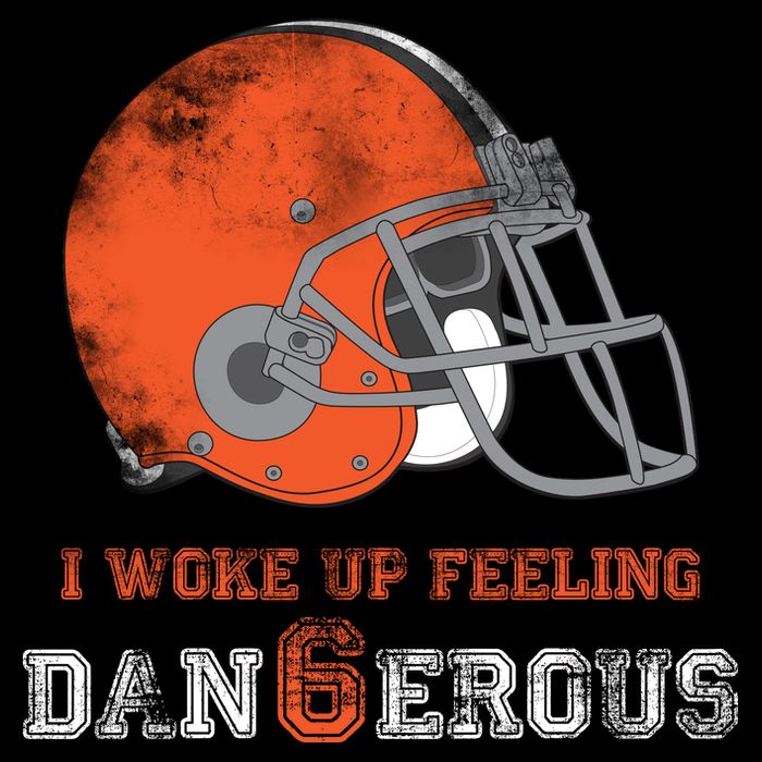 I Woke Up Feeling Dangerous Distressed Baby Bodysuit