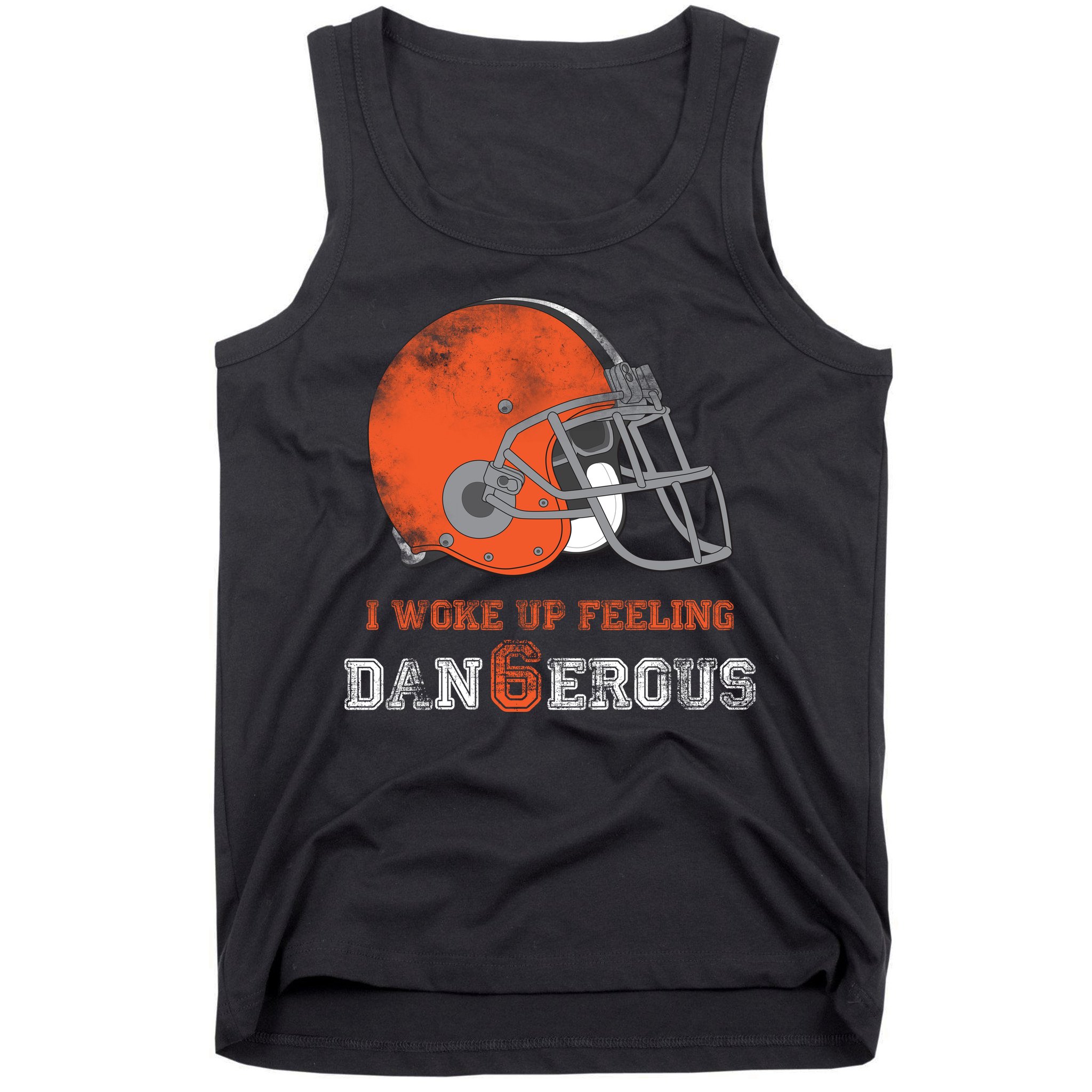 I Woke Up Feeling Dangerous Distressed Tank Top