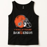I Woke Up Feeling Dangerous Distressed Tank Top