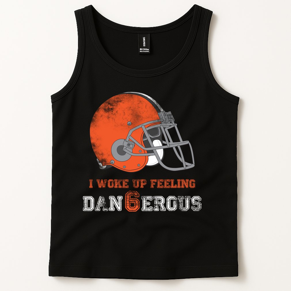 I Woke Up Feeling Dangerous Distressed Tank Top