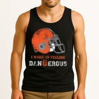 I Woke Up Feeling Dangerous Distressed Tank Top