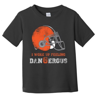 I Woke Up Feeling Dangerous Distressed Toddler T-Shirt