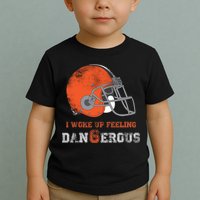 I Woke Up Feeling Dangerous Distressed Toddler T-Shirt