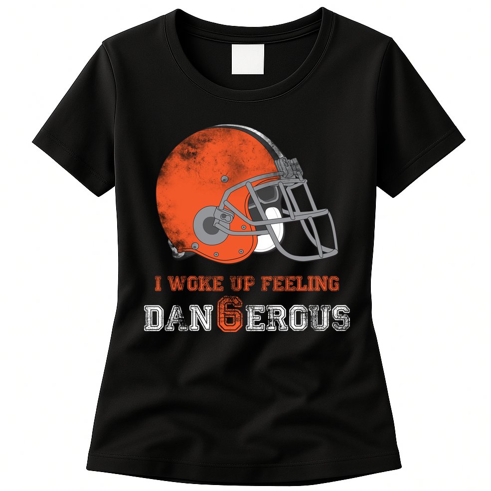 I Woke Up Feeling Dangerous Distressed Womens T-Shirt