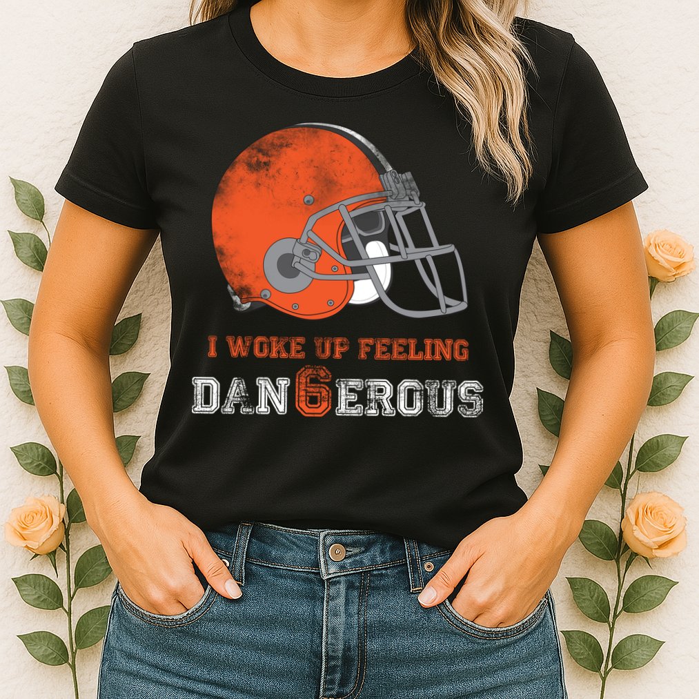 I Woke Up Feeling Dangerous Distressed Womens T-Shirt