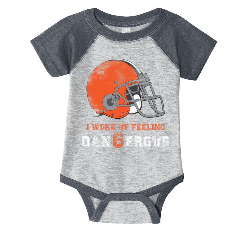 I Woke Up Feeling Dangerous Distressed Infant Baby Jersey Bodysuit