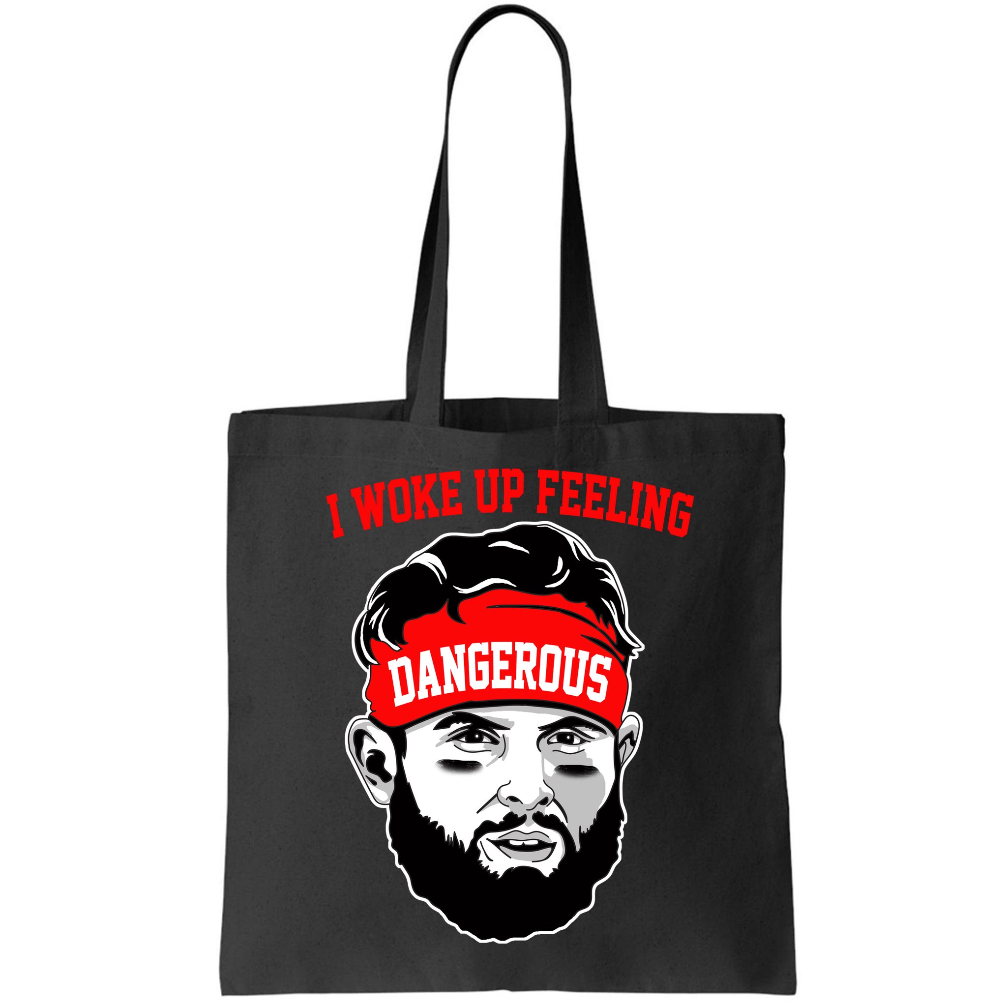 I Woke Up Feeling Dangerous Funny Football Bag