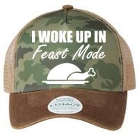 I Woke Up In Feast Mode Thanksgiving Turkey Legacy Tie Dye Trucker Hat