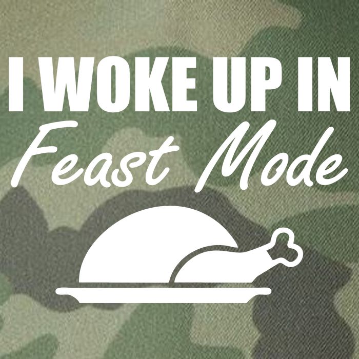 I Woke Up In Feast Mode Thanksgiving Turkey Legacy Tie Dye Trucker Hat