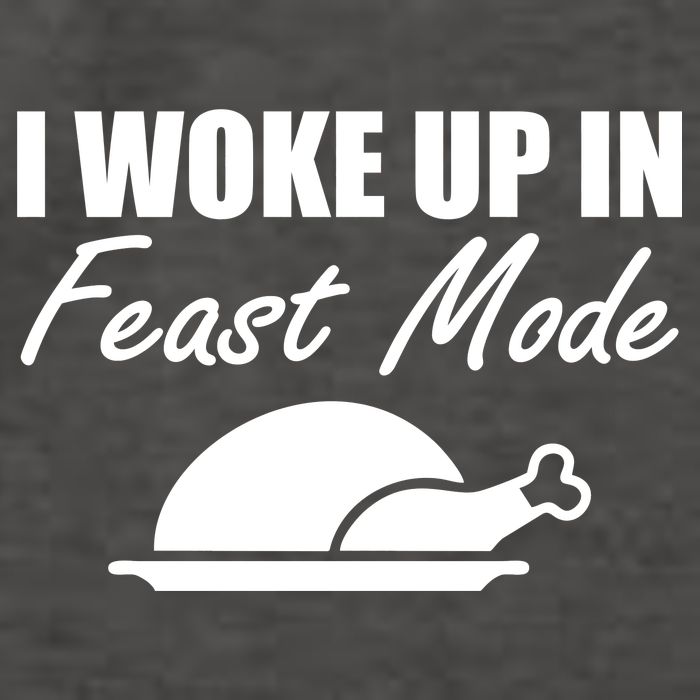 I Woke Up In Feast Mode Thanksgiving Turkey Vector Backpack