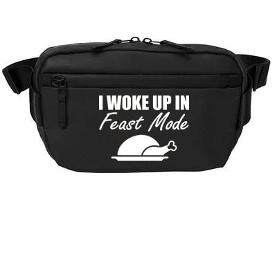 I Woke Up In Feast Mode Thanksgiving Turkey Crossbody Pack