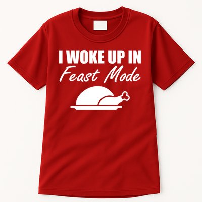 I Woke Up In Feast Mode Thanksgiving Turkey Tall T-Shirt