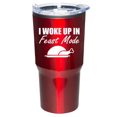 I Woke Up In Feast Mode Thanksgiving Turkey Tumbler
