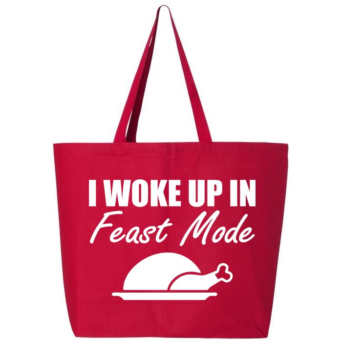 I Woke Up In Feast Mode Thanksgiving Turkey 25L Jumbo Tote