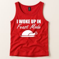 I Woke Up In Feast Mode Thanksgiving Turkey Tank Top