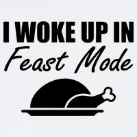 I Woke Up In Feast Mode Thanksgiving Turkey Garment-Dyed Sweatshirt