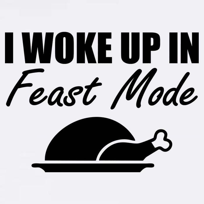 I Woke Up In Feast Mode Thanksgiving Turkey Garment-Dyed Sweatshirt
