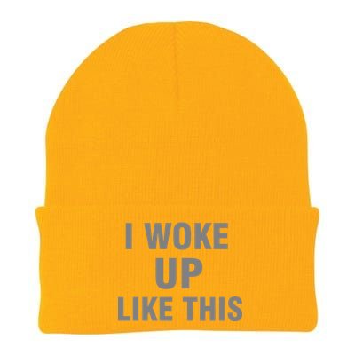 I Woke Up Like This Knit Cap Winter Beanie