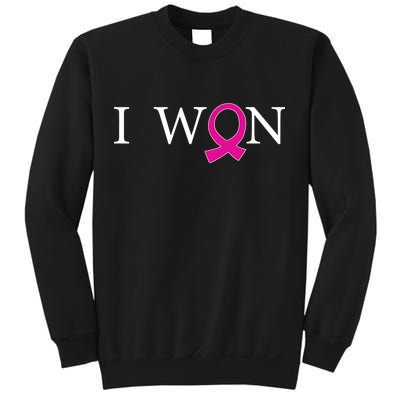 I Won Defeat Breast Cancer Survivor Sweatshirt