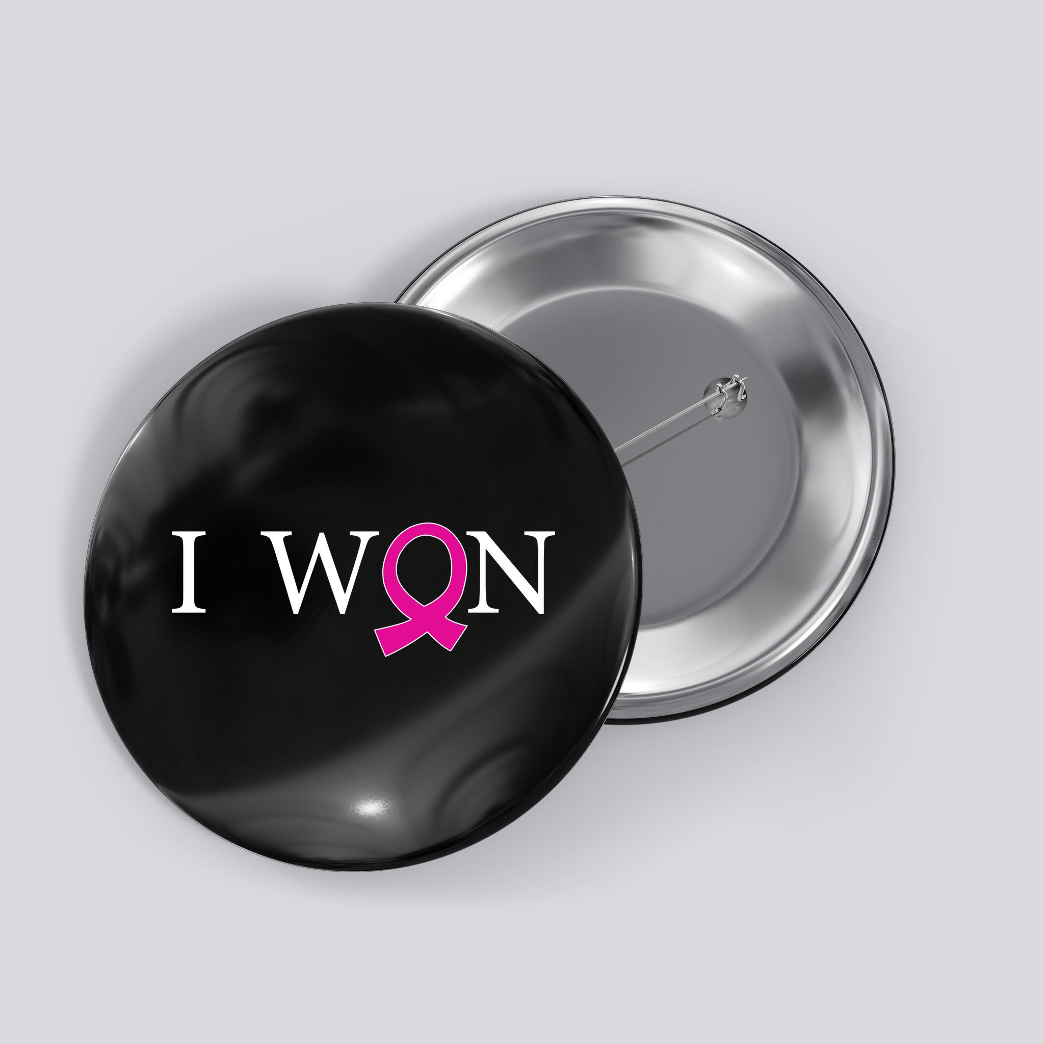 I Won Defeat Breast Cancer Survivor Button