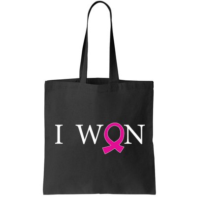 I Won Defeat Breast Cancer Survivor Bag