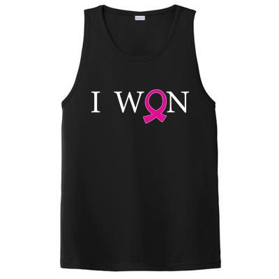 I Won Defeat Breast Cancer Survivor PosiCharge Competitor Tank