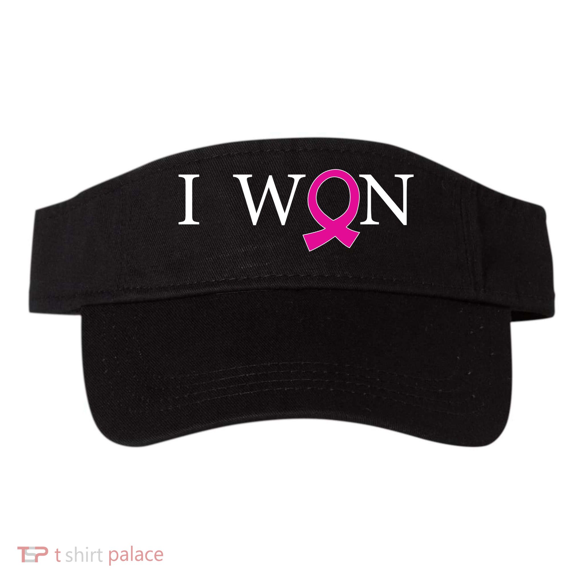 I Won Defeat Breast Cancer Survivor Visor