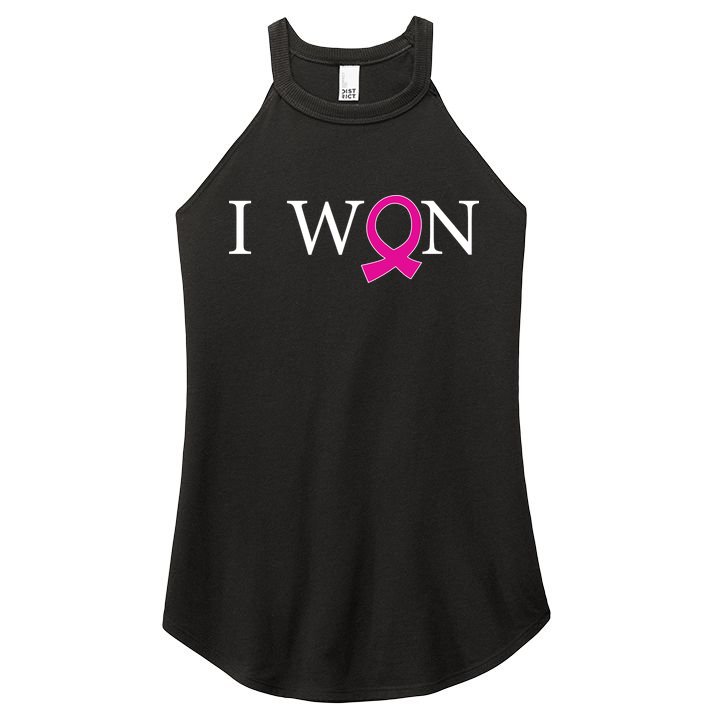 I Won Defeat Breast Cancer Survivor Women's Perfect Tri Rocker Tank