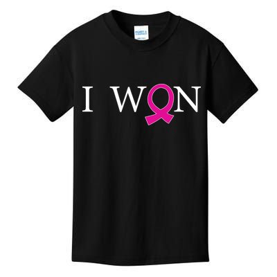 I Won Defeat Breast Cancer Survivor Kids T-Shirt