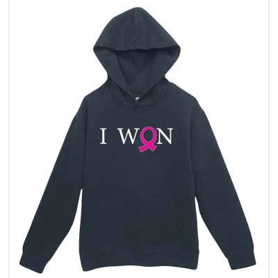 I Won Defeat Breast Cancer Survivor Urban Pullover Hoodie