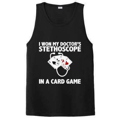 I Won My Doctor's Stethoscope Card Game PosiCharge Competitor Tank