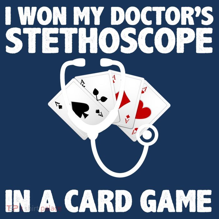 I Won My Doctor's Stethoscope Card Game Cool Comfort Performance Bucket Hat