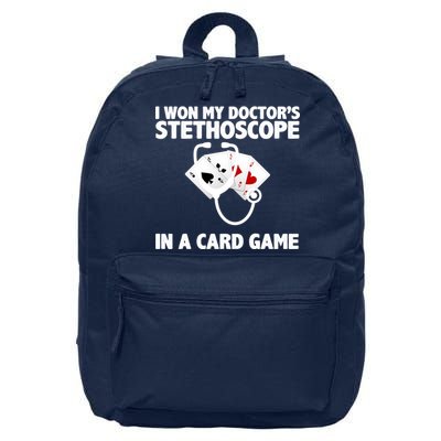 I Won My Doctor's Stethoscope Card Game 16 in Basic Backpack