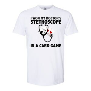 I Won My Doctor's Stethoscope Card Game Softstyle CVC T-Shirt