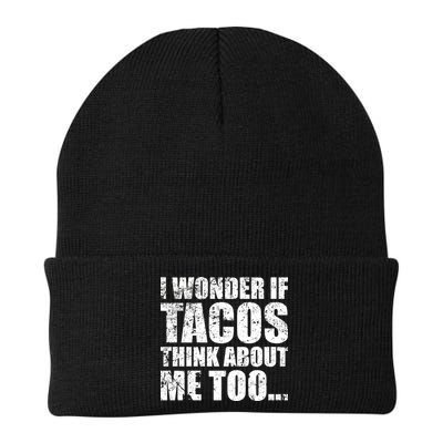 I Wonder if Tacos Think About Me Too Beanie