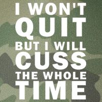 I Wont Quit But I Will Cuss The Whole Time Legacy Tie Dye Trucker Hat