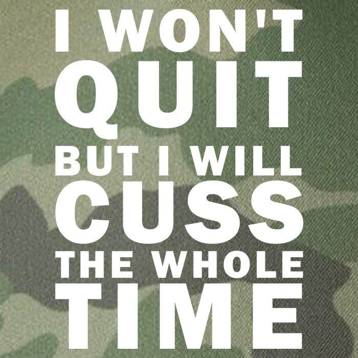 I Wont Quit But I Will Cuss The Whole Time Legacy Tie Dye Trucker Hat