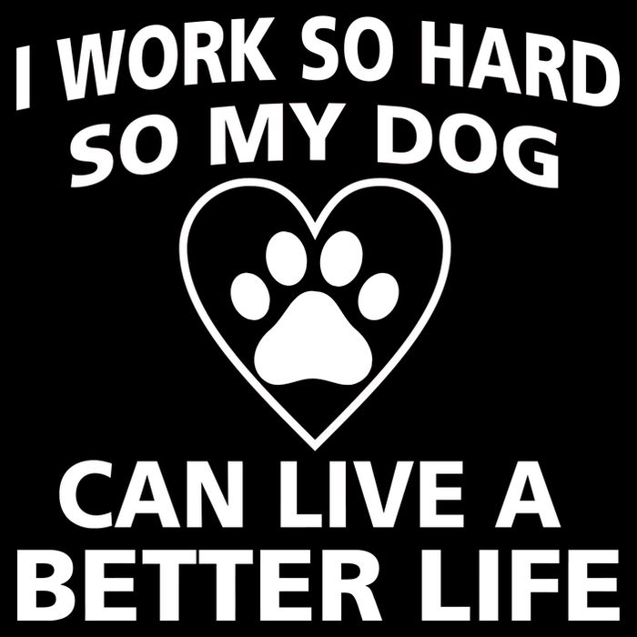 I Work Hard So My Dog Can Live A Better Life 7-Panel Snapback Hat