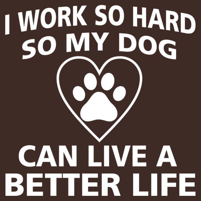 I Work Hard So My Dog Can Live A Better Life Beanie