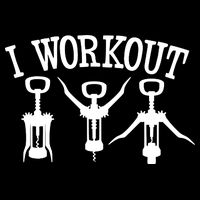 I Work Out Funny Bottle Opener 16 in Basic Backpack