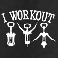 I Work Out Funny Bottle Opener Golf Towel