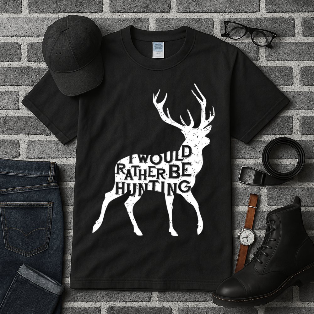 I Would Rather Be Hunting Tall T-Shirt