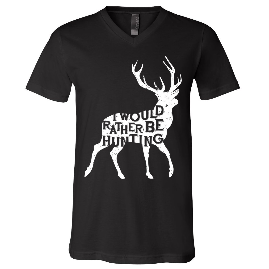 I Would Rather Be Hunting V-Neck T-Shirt