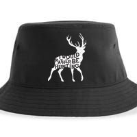 I Would Rather Be Hunting Sustainable Bucket Hat